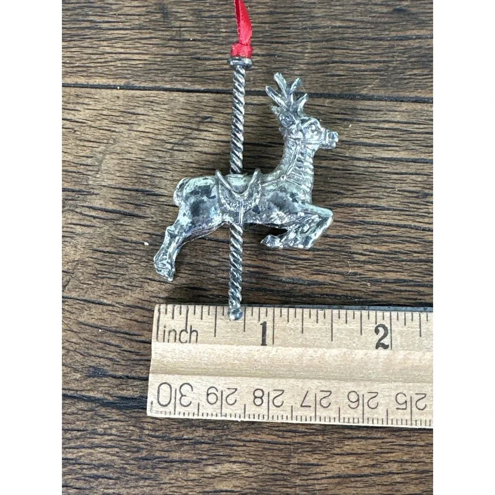 Reindeer Lot | Towle Silverplate USA 1990 & Rustic Metal Jingle Bell Deer